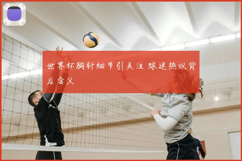 世界杯胸针细节引关注 球迷热议背后含义