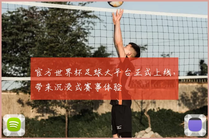 官方世界杯足球大平台正式上线，带来沉浸式赛事体验