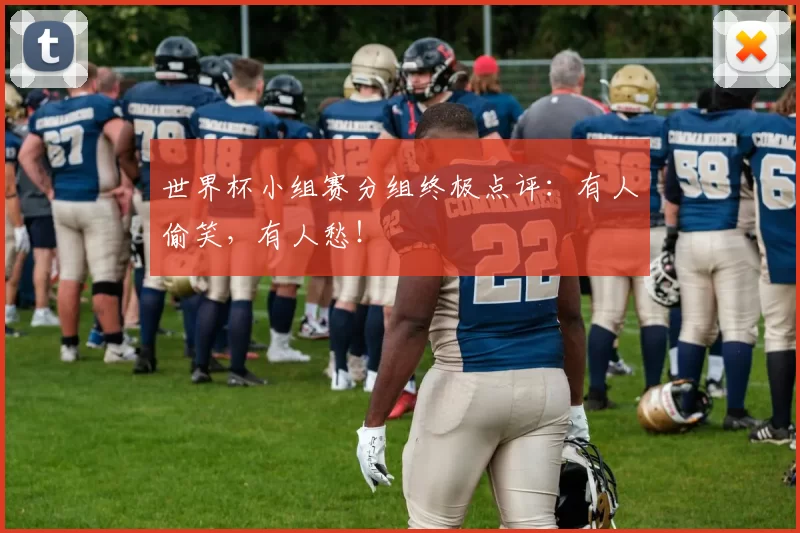 世界杯小组赛分组终极点评:有人偷笑,有人愁!