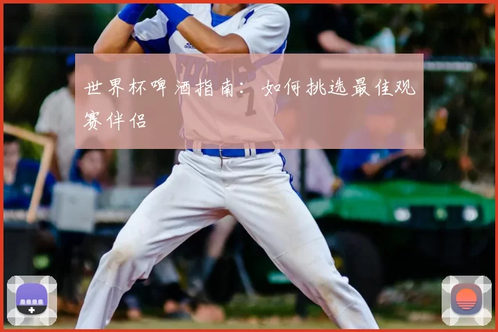 世界杯啤酒指南:如何挑选最佳观赛伴侣